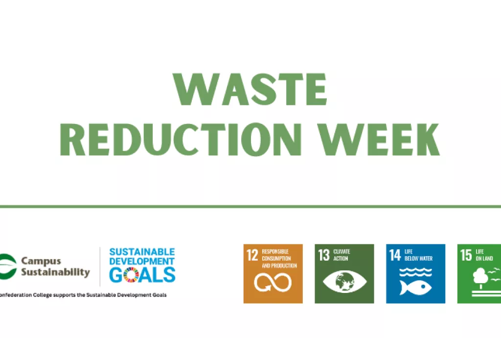 Waste Reduction Week Confederation College